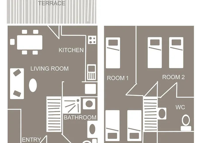 Appartement Bellevue - Cesky Raj Wschen